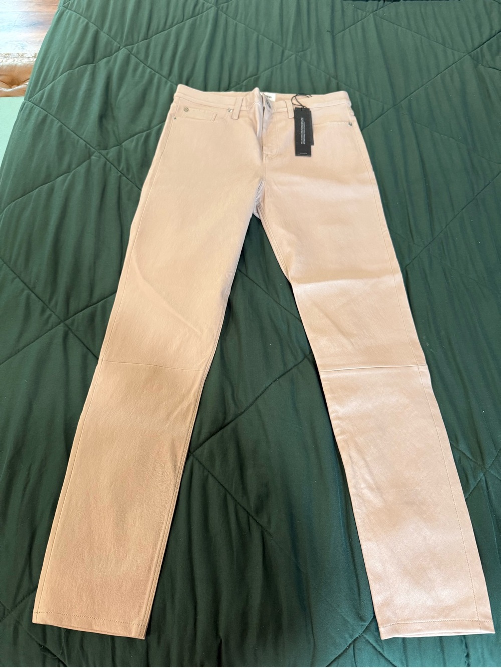 Hudson Jeans Pale Pink Skinny Jeans